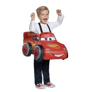 SPIRIT Halloween DISNEY Pixar LIGHTNING MCQUEEN Cars COSTUME Toddler One Size